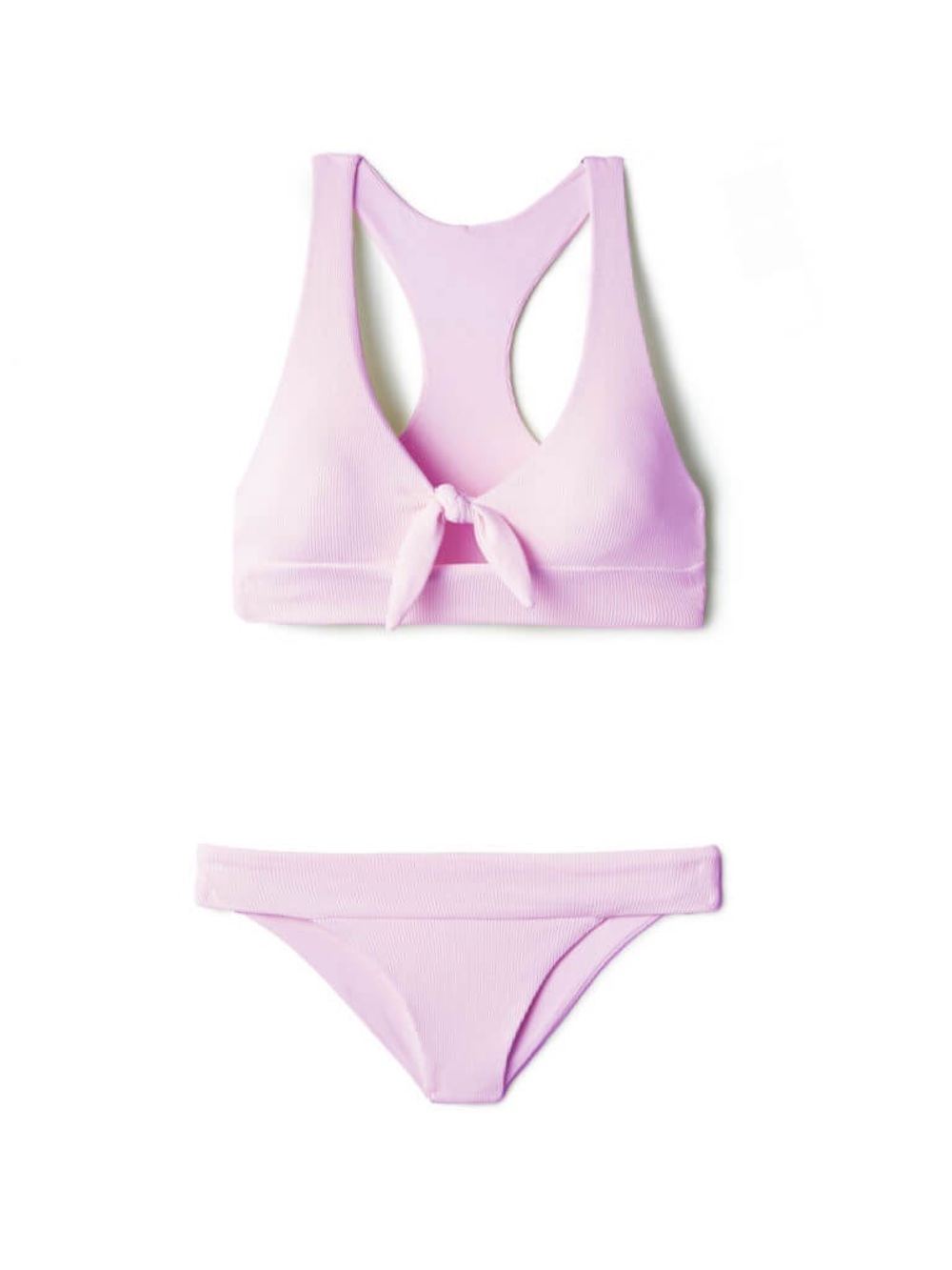 L*Space Tara Ribbed Racerback Bikini Top and Ribbed Banded Hipster Bottom